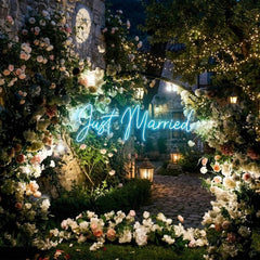 Just Married Led Neon Sign Light