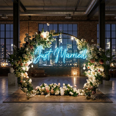 Just Married Led Neon Sign Light