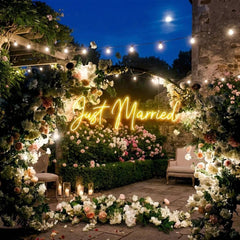 Just Married Led Neon Sign Light