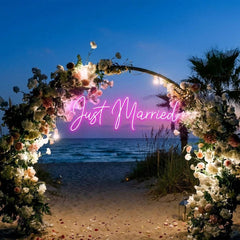 Just Married Led Neon Sign Light