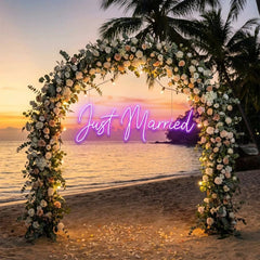 Just Married Led Neon Sign Light