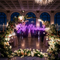 Just Married Led Neon Sign Light