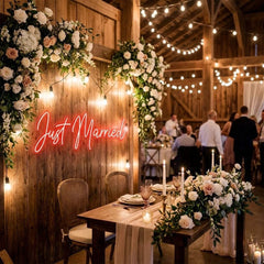 Just Married Led Neon Sign Light
