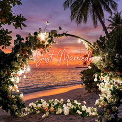 Just Married Led Neon Sign Light