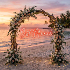 Just Married Led Neon Sign Light