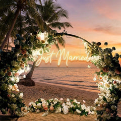 Just Married Led Neon Sign Light
