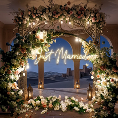 Just Married Led Neon Sign Light