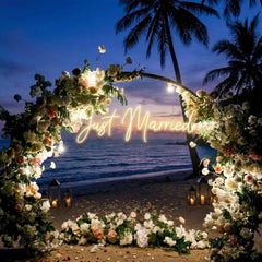 Just Married Led Neon Sign Light