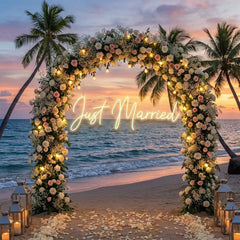 Just Married Led Neon Sign Light