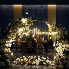 Just Married Led Neon Sign Light