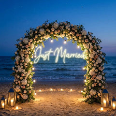 Just Married Led Neon Sign Light
