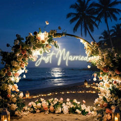 Just Married Led Neon Sign Light