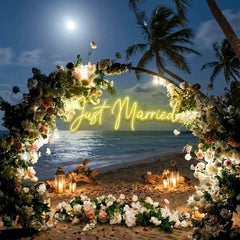 Just Married Led Neon Sign Light