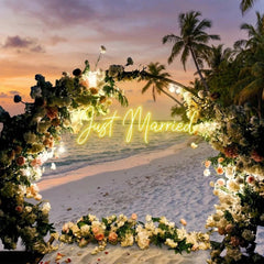 Just Married Led Neon Sign Light