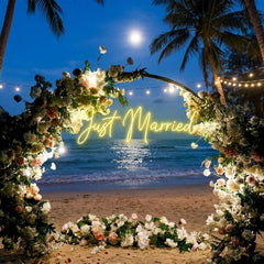 Just Married Led Neon Sign Light
