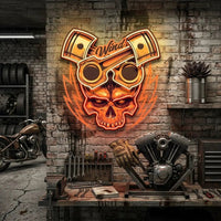 Just Enjoy The Ride Biker LED Neon Sign Light Pop Art