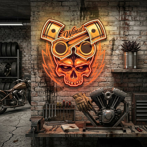 Just Enjoy The Ride Biker LED Neon Sign Light Pop Art