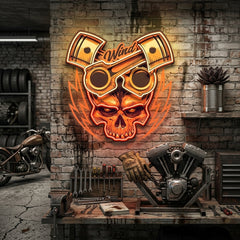 Just Enjoy The Ride Biker LED Neon Sign Light Pop Art