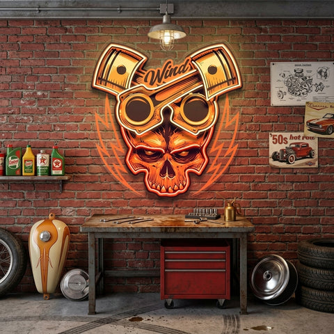 Just Enjoy The Ride Biker LED Neon Sign Light Pop Art