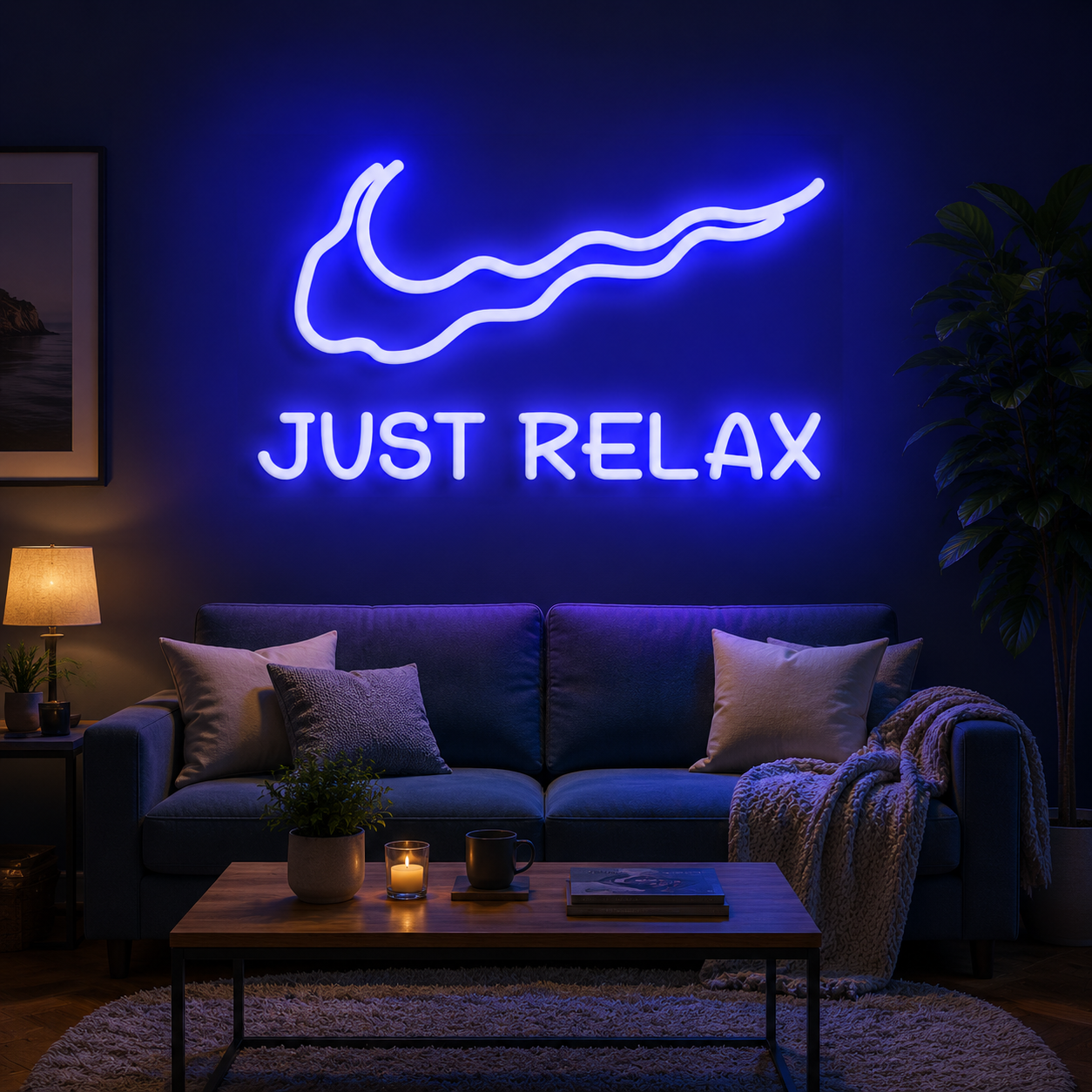 Just Relax Neon Sign