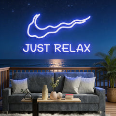 Just Relax Neon Sign