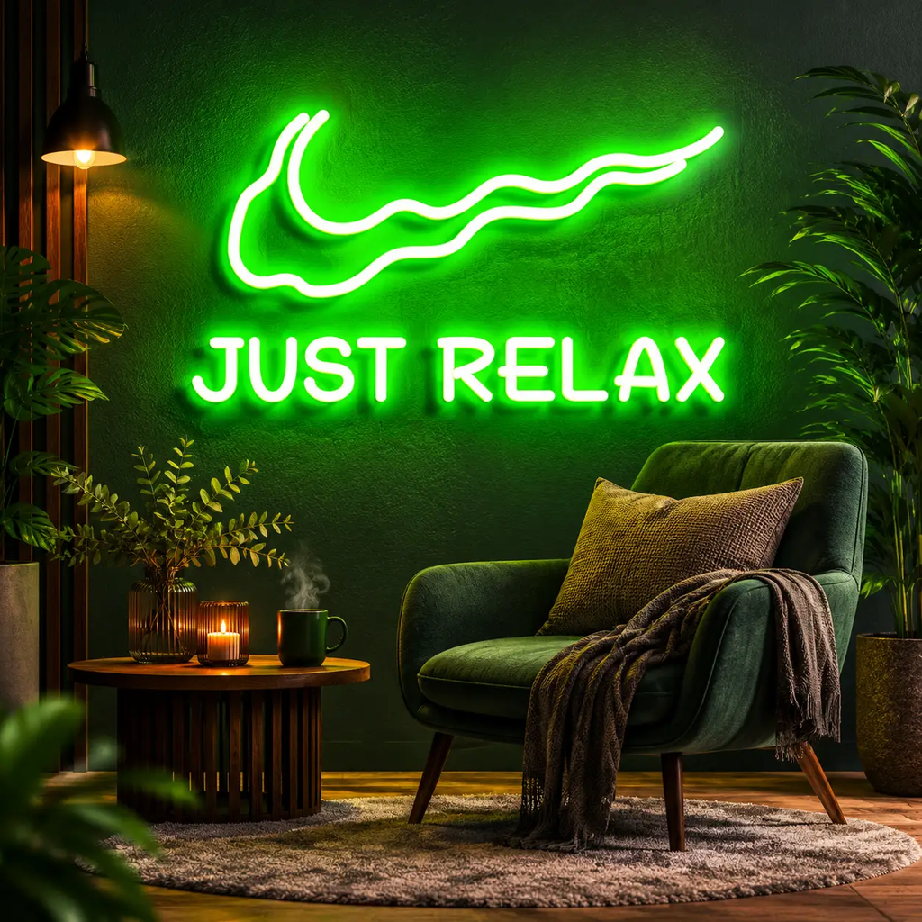 Just Relax Neon Sign