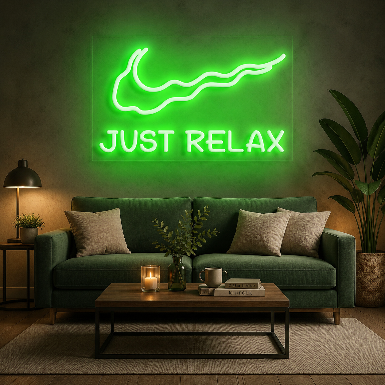 Just Relax Neon Sign