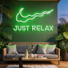 Just Relax Neon Sign