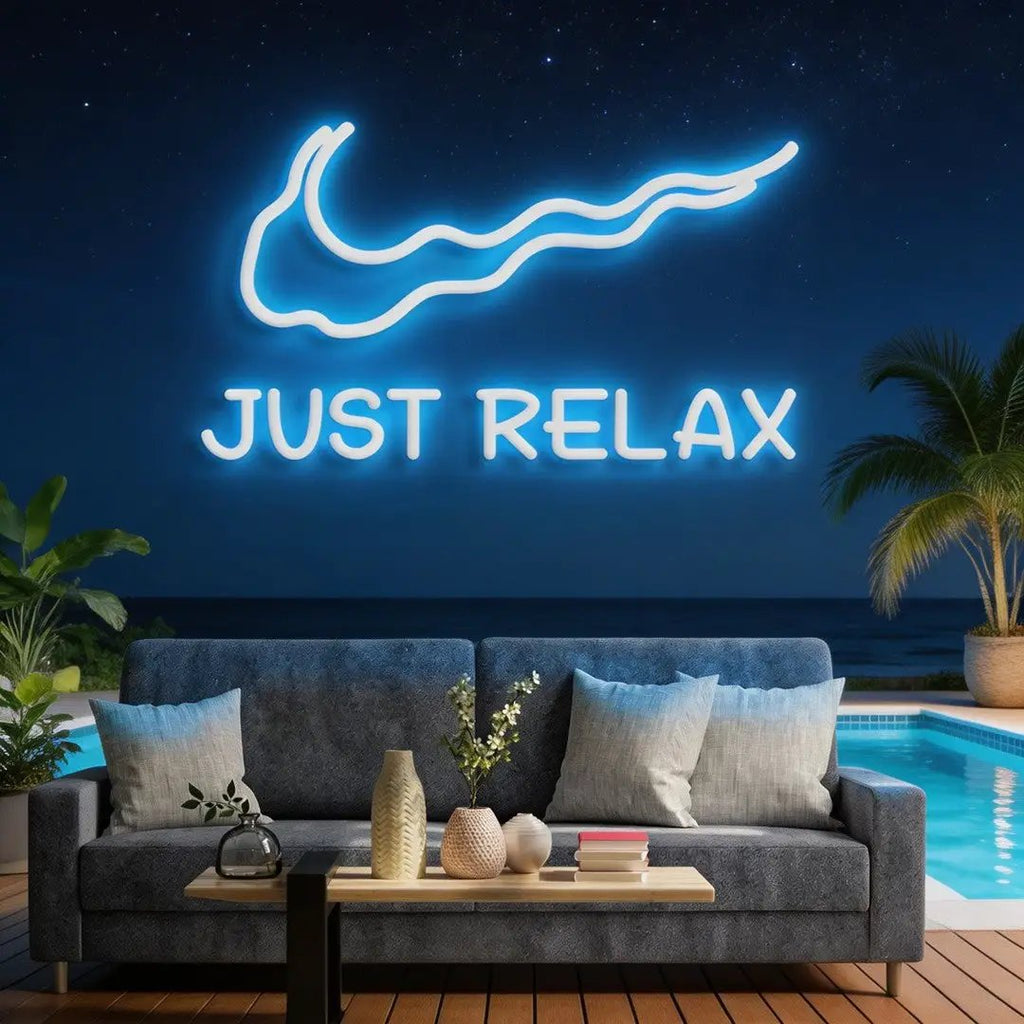 Just Relax Neon Sign