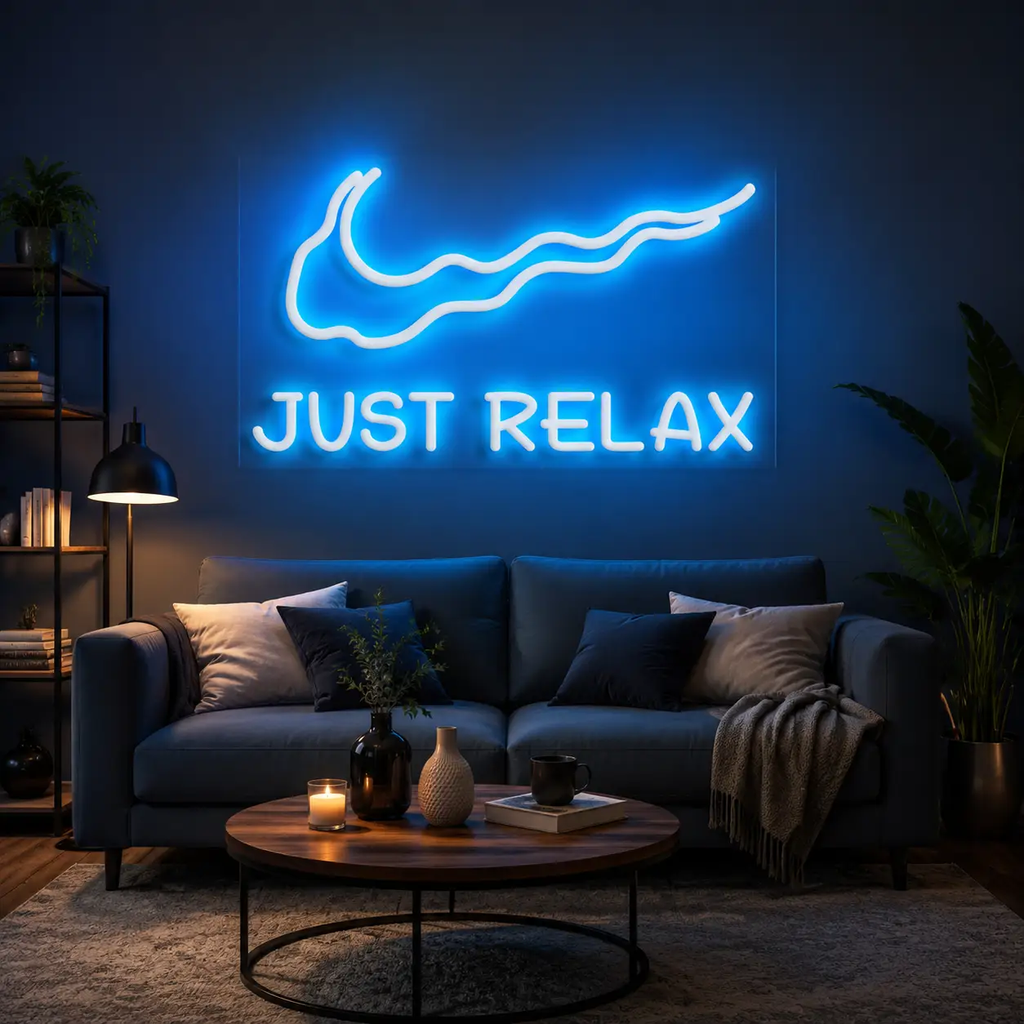 Just Relax Neon Sign