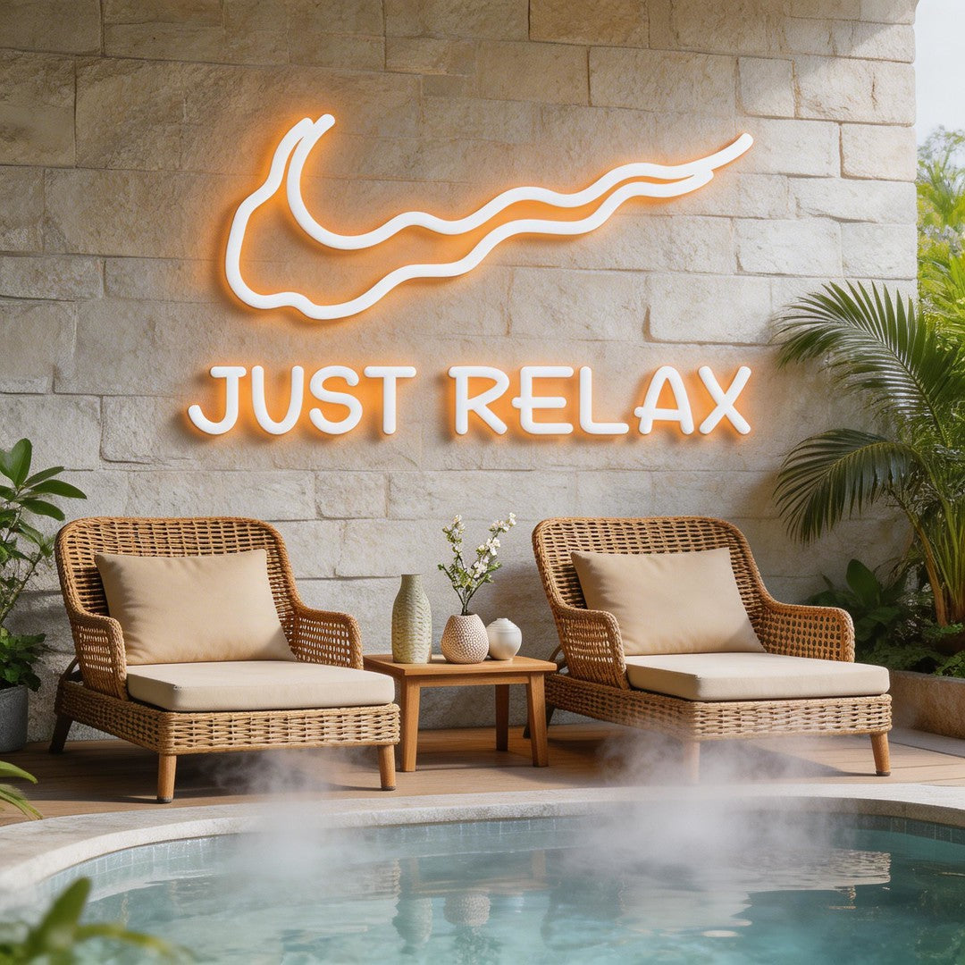 Just Relax Neon Sign