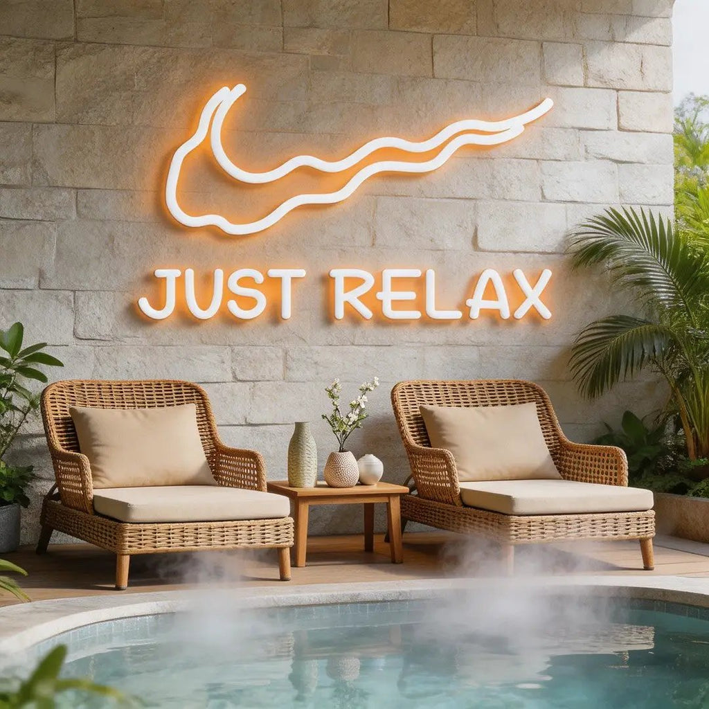 Just Relax Neon Sign