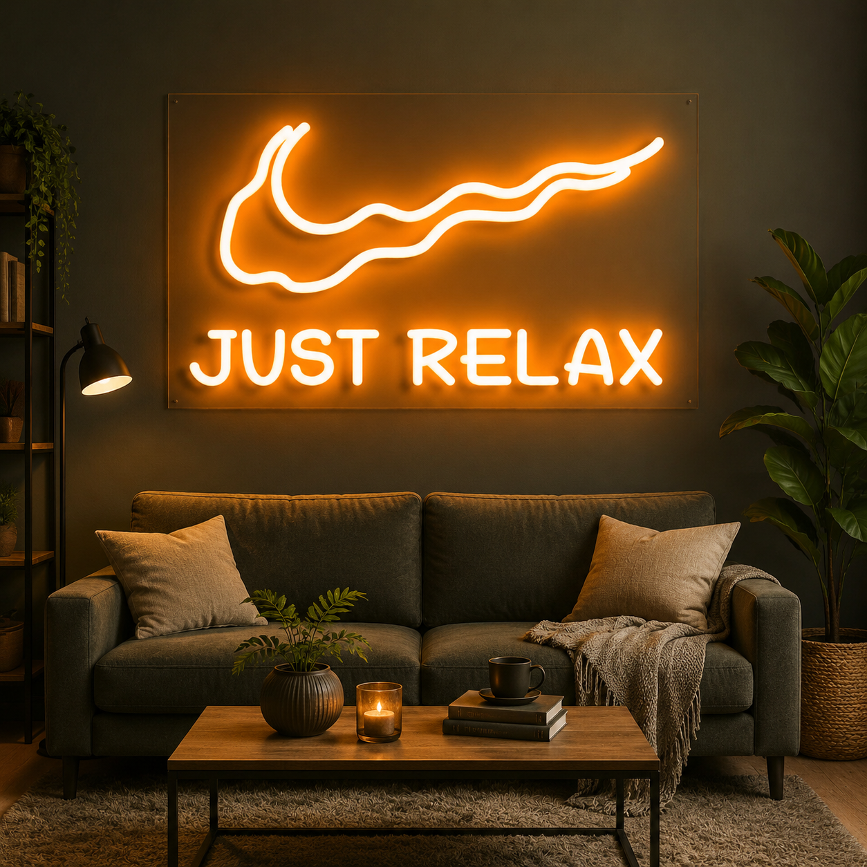 Just Relax Neon Sign