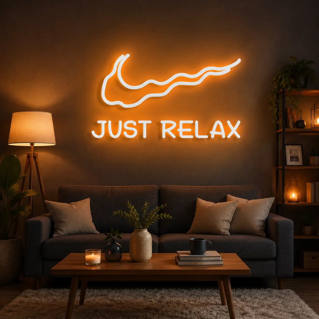 Just Relax Neon Sign