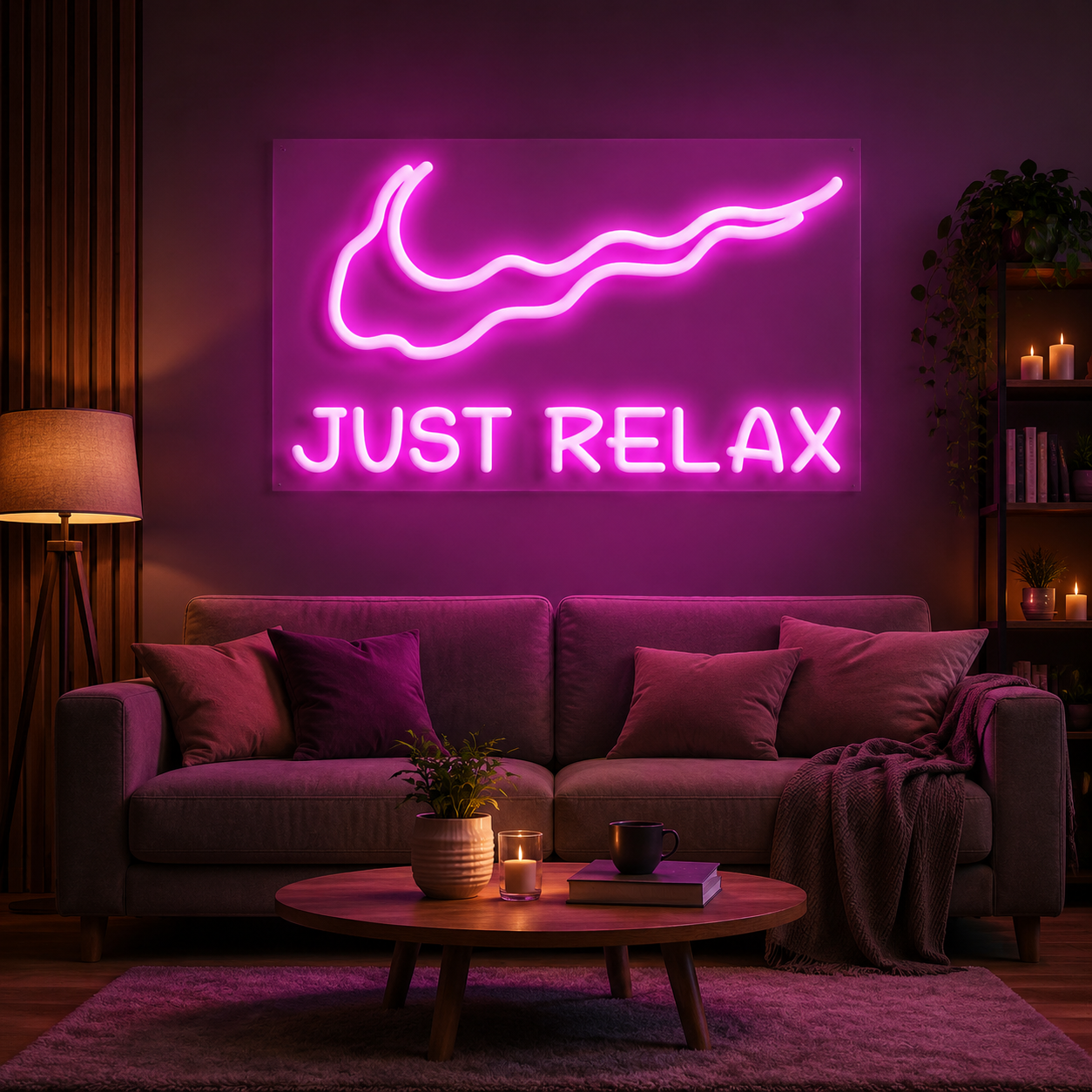Just Relax Neon Sign