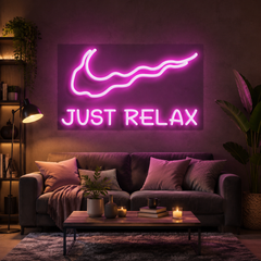 Just Relax Neon Sign