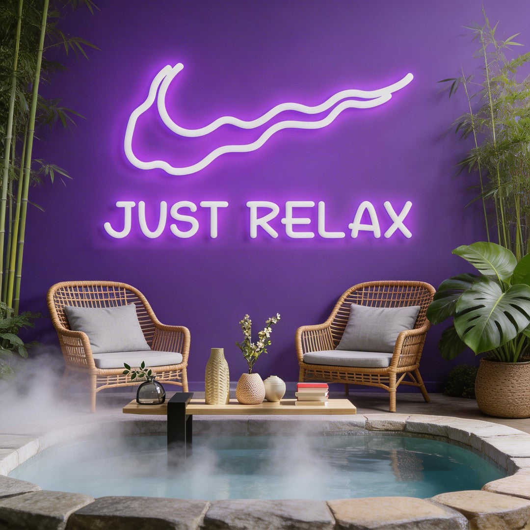 Just Relax Neon Sign
