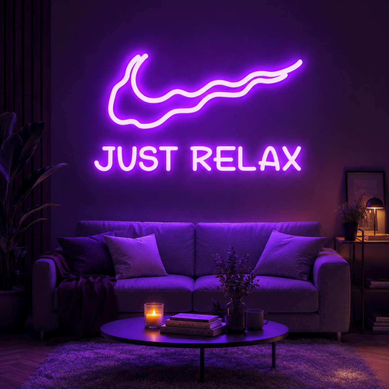 Just Relax Neon Sign