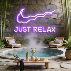 Just Relax Neon Sign