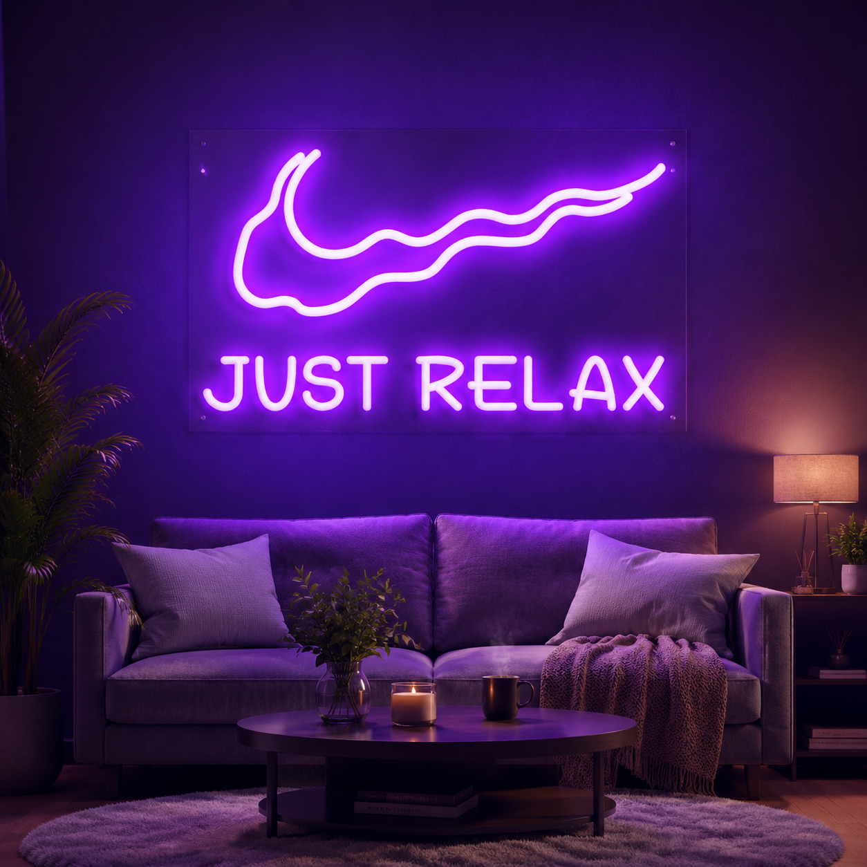 Just Relax Neon Sign