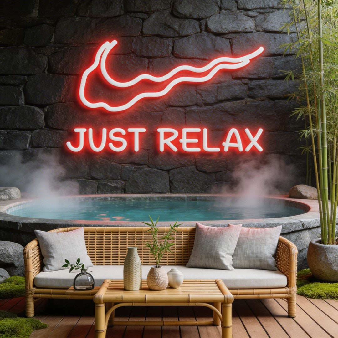 Just Relax Neon Sign