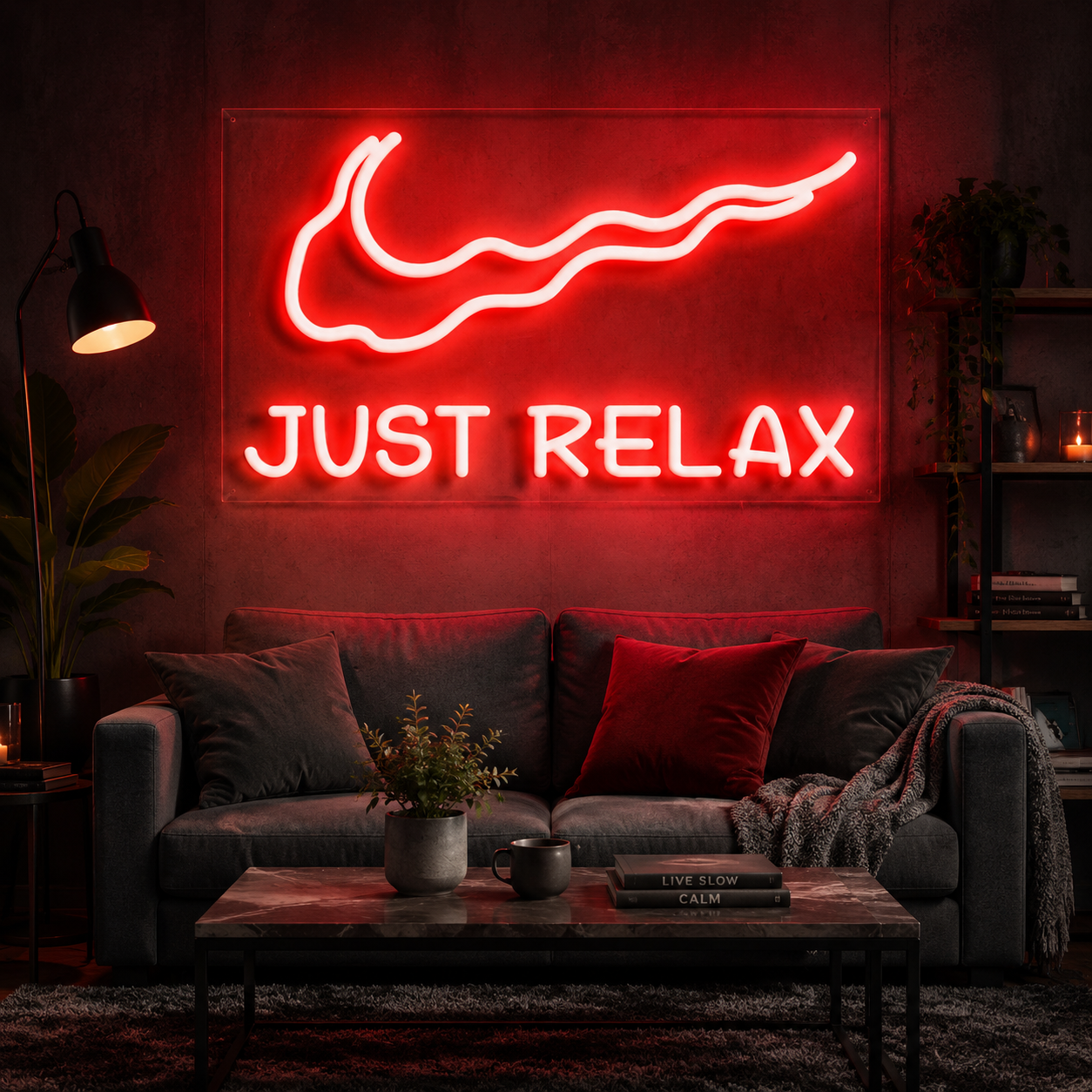 Just Relax Neon Sign