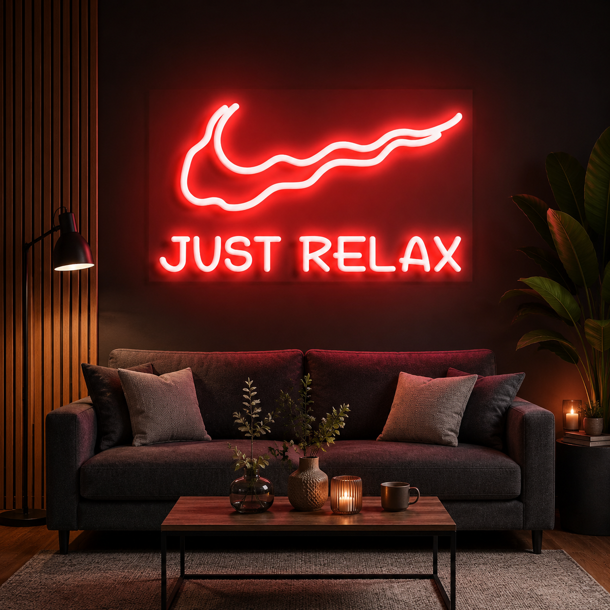 Just Relax Neon Sign