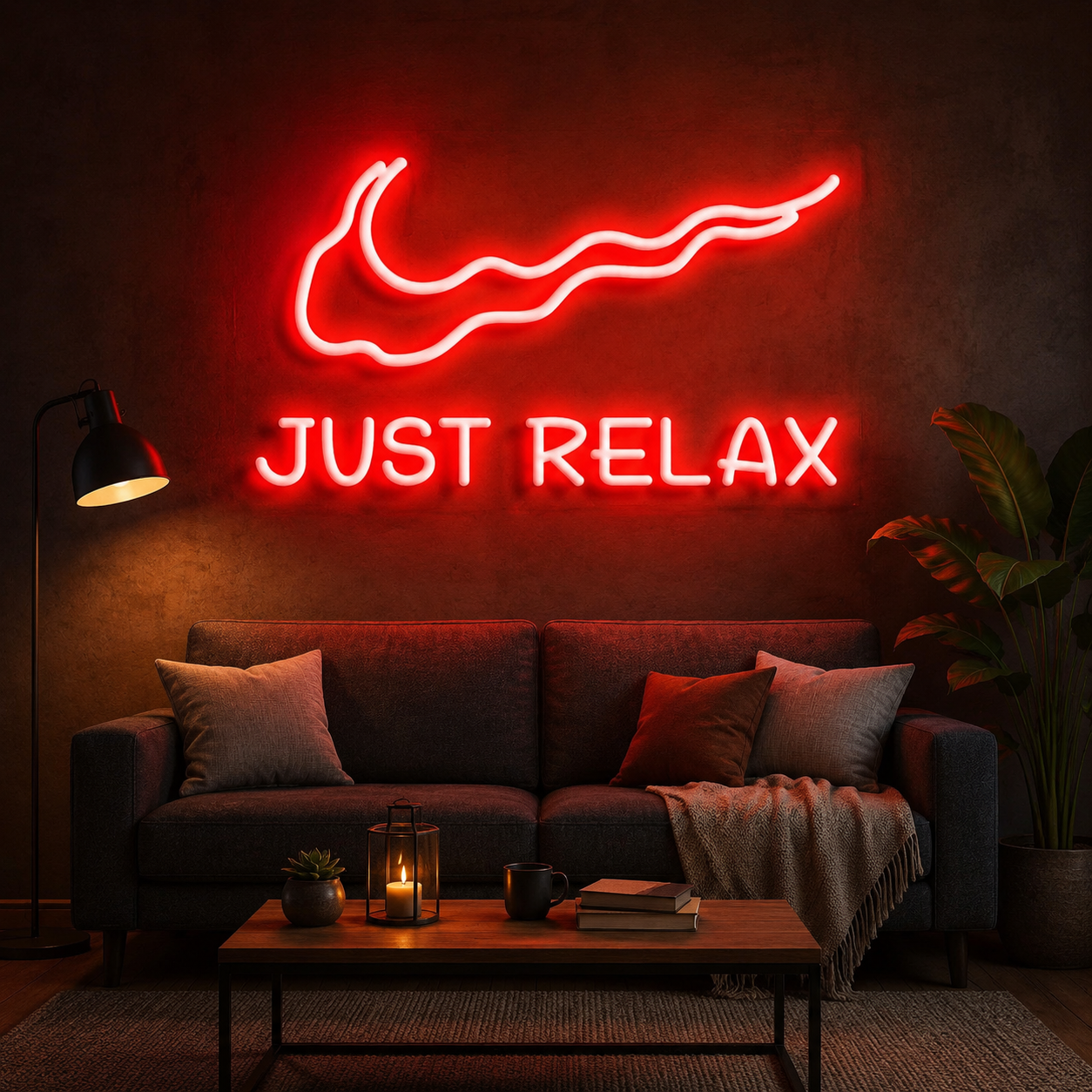Just Relax Neon Sign