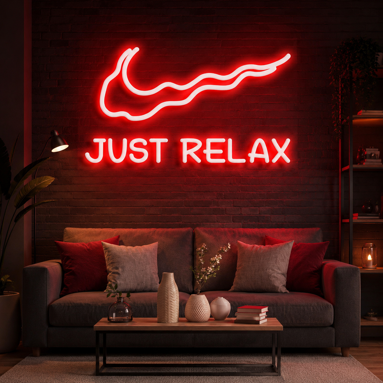 Just Relax Neon Sign