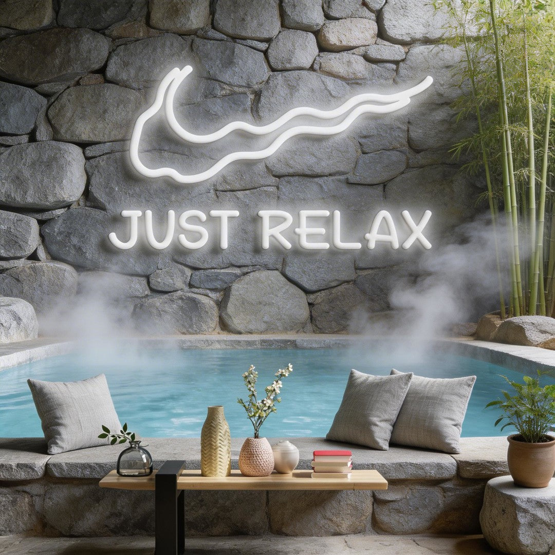 Just Relax Neon Sign