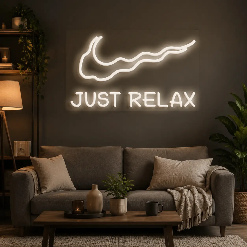 Just Relax Neon Sign