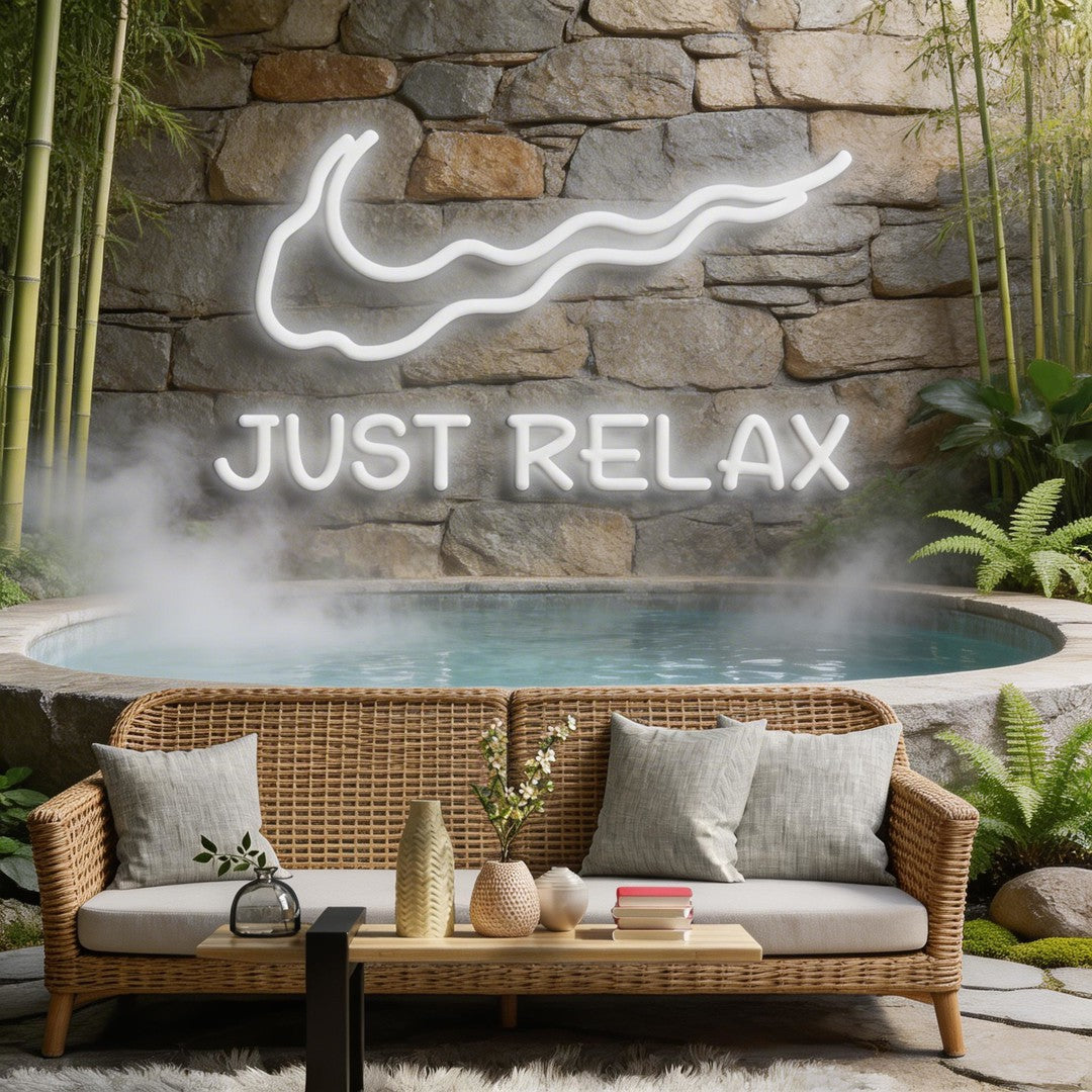 Just Relax Neon Sign