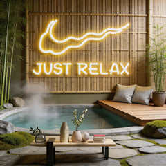 Just Relax Neon Sign