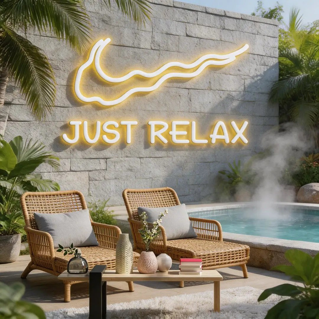 Just Relax Neon Sign